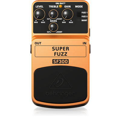 Behringer SF300 Super Fuzz effectpedaal  